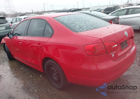 2012 Volkswagen Jetta 2.0L S z USA, uszkodzony, nr VIN 3VW2K7AJ8CM349473